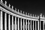 st peter's basilica, columnar, antique