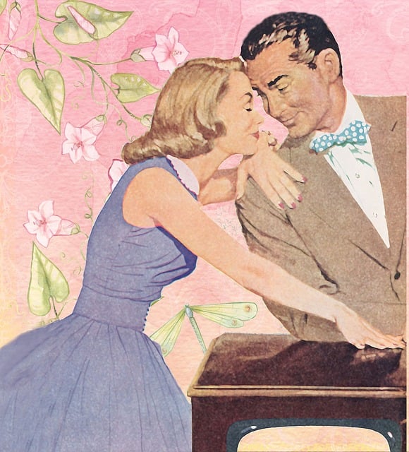 Free casal romanticism in love illustration