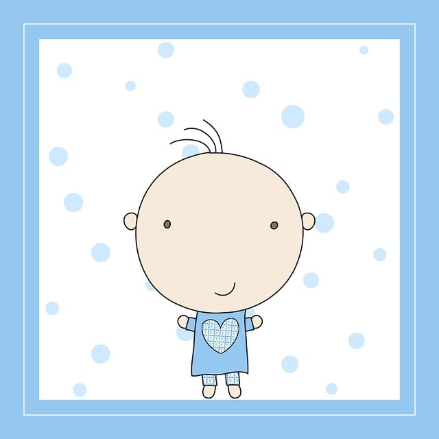 Free map birth boy illustration