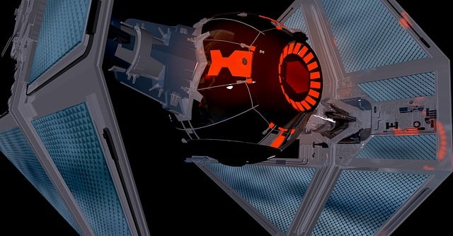 Free tie hunter star wars star fighter illustration