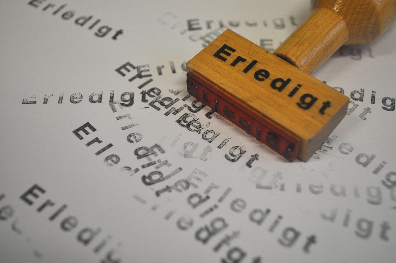 rubber stamp, done, letters