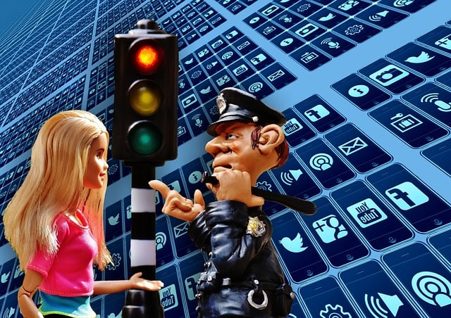 Free social media internet security illustration