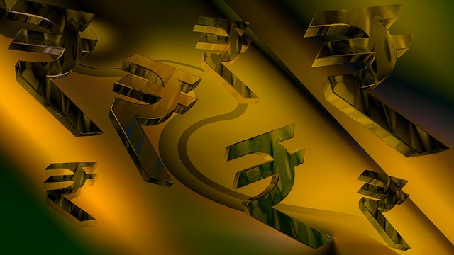 Free golden money 3d illustration