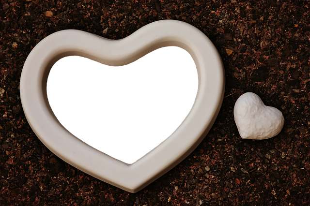 Free hearts plaster blanks illustration