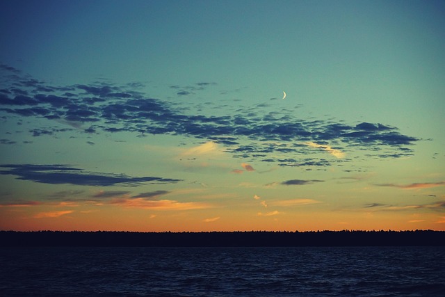 Baltisch, Zee, Water, Wolken, Horizon