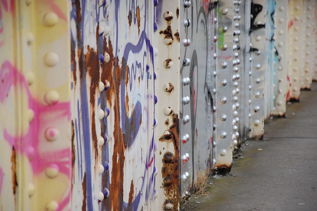 By, Graffiti, Væg, Kunst