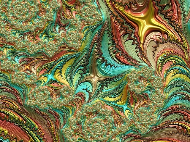 Free fractal artwork pattern illustration