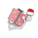 christmas, white male, full body