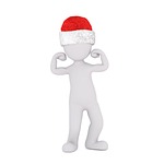 christmas, white male, full body
