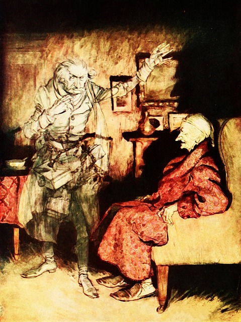 Free vintage arthur rackham christmas illustration