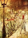 vintage, arthur rackham, christmas