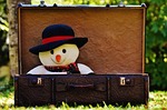 winter ade, snow man, send away