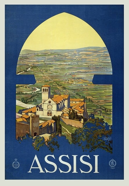 Free vintage retro poster illustration
