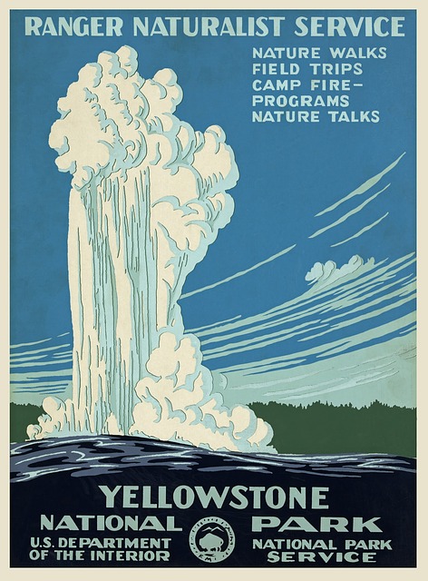 Free vintage retro poster illustration