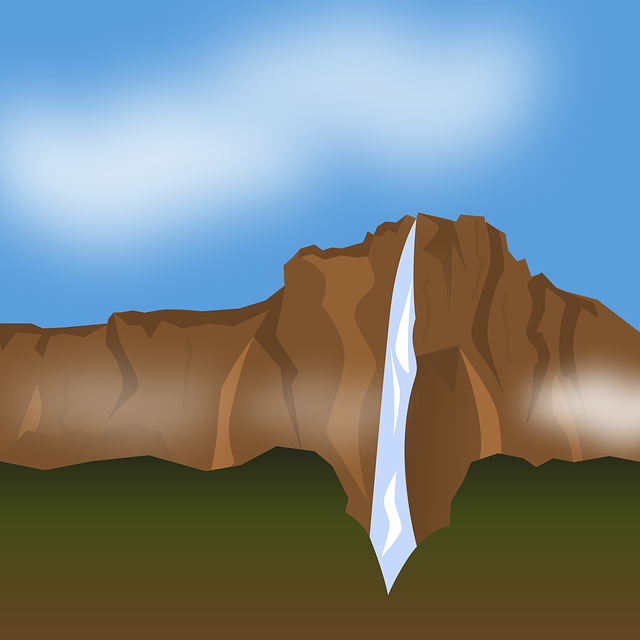 Engel Springen, Wasserfall, Berg, Tepui