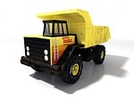 truck, yellow, transport