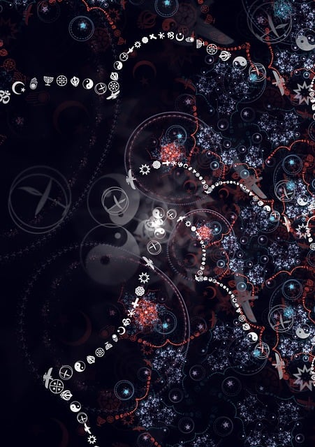 Free fractal abstract rendering illustration