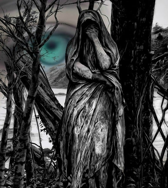 Free statue gothic eye illustration