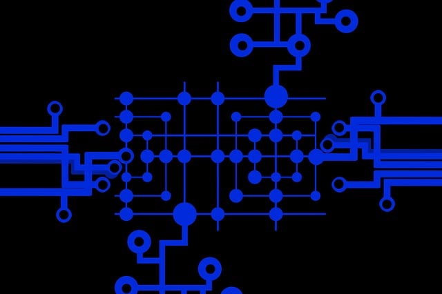 Free circuit board circuits trace illustration