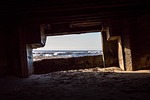 bunker, sea, sand
