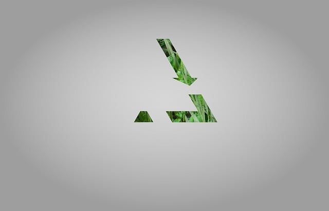 Free triangle plants abstract vector