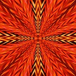 copper, tribal, radiate