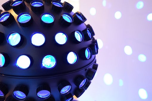 Verlichting, Dj, Disco, Vlekken, Led