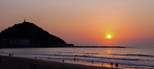 Free Sunset Beach photo and picture