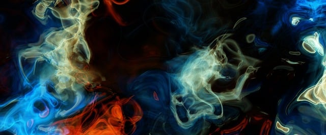 Free banner header smoke illustration