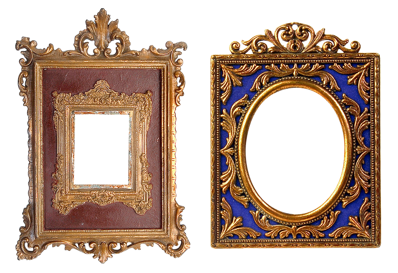 Download Frame, Carved, Gold. RoyaltyFree Stock Illustration Image