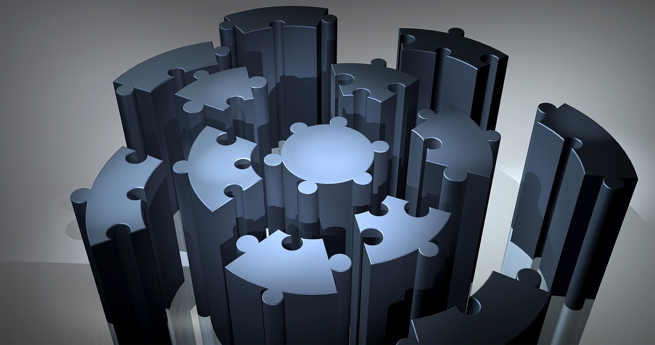 Download Puzzle, Circular Puzzle, Platform. Royalty-Free Stock