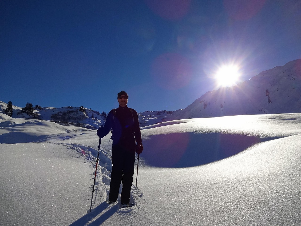 Faire De La Raquette Soleil Hiver - Photo gratuite sur Pixabay - Pixabay