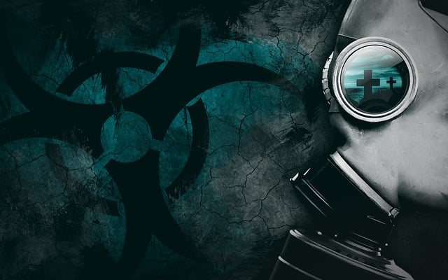 Free gas mask apocalypse nuclear illustration