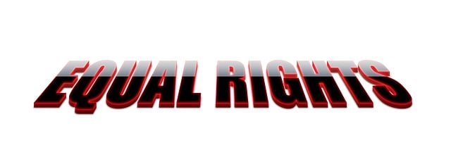 Free human rights equality discrimination illustration