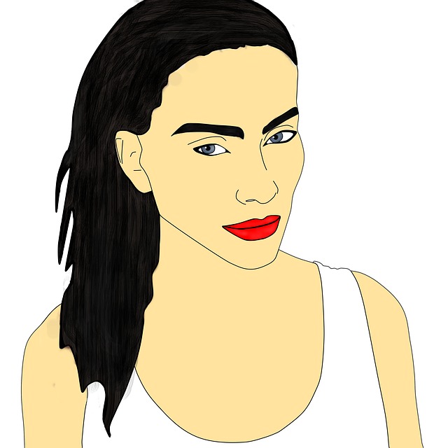 Free woman thinking cleo saucer brazilian woman illustration
