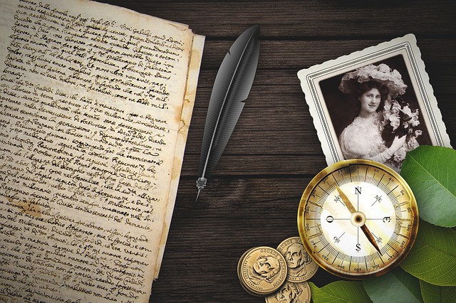 Download free HD stock image of Old Compass Free old compass paper illustration