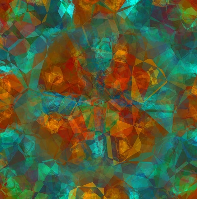 Free polygon green brown illustration