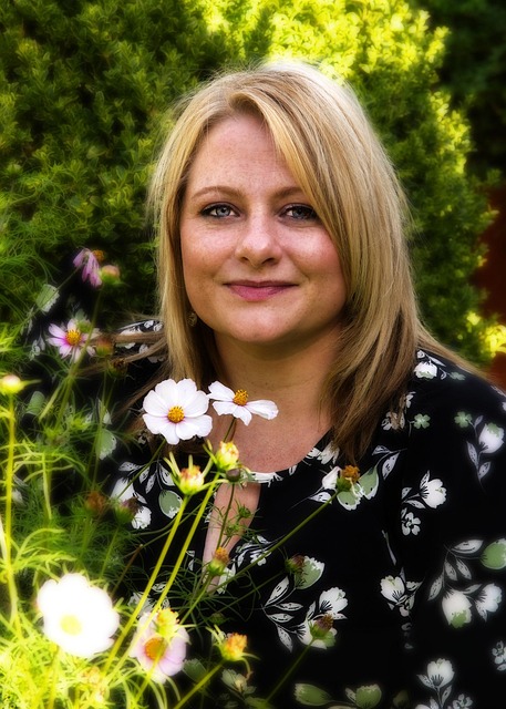 Schöne, Jung, Frau, Porträt, Person