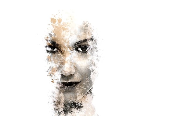 Free face eyes portrait illustration