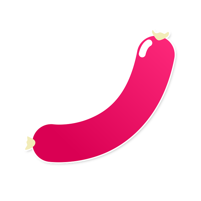 Free sausage tea sausage dry vector
