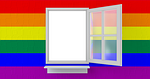 windows, open, wall