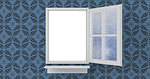 windows, open, wall