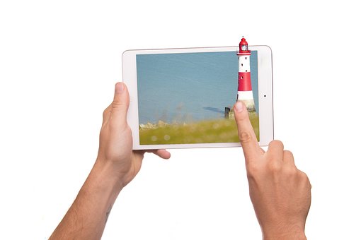 Tablet, 3D, Fly, Skærm, Ipad, Iman
