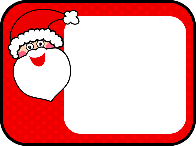 Free santa christmas sign vector