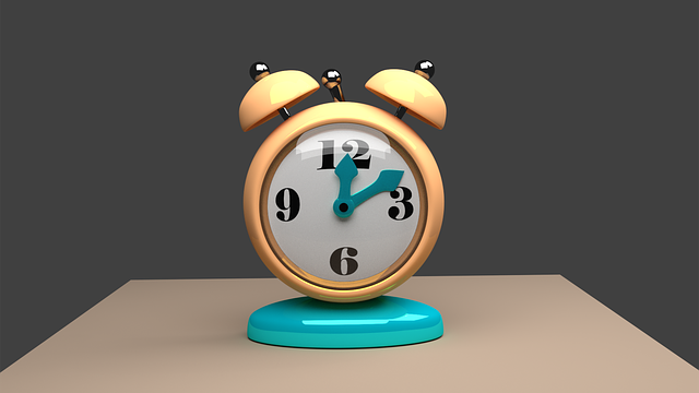 Free time office clock illustration