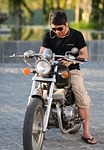 motorbike, vehicle, motorcycle