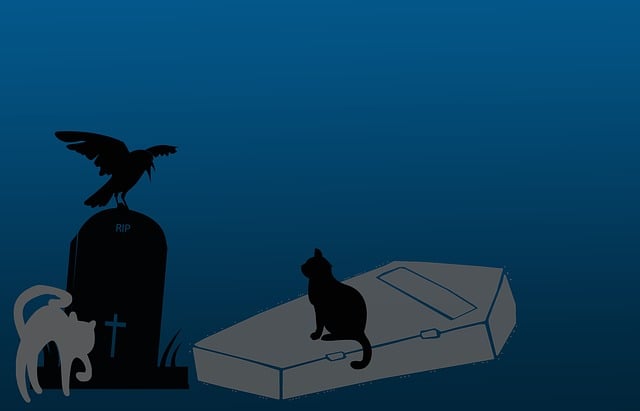 Free haloween scary background illustration