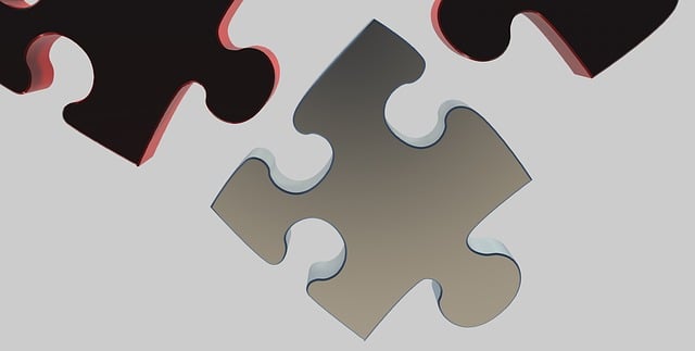 Free puzzle share 3d illustration