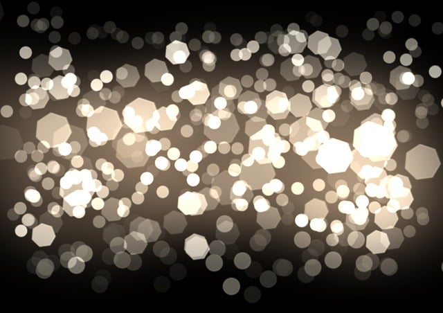 Free bokeh lights mask illustration