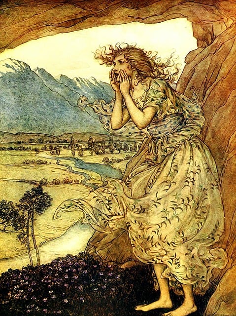 Free vintage arthur rackham victorian illustration